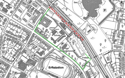 Brücken- und Wegebau in der Erftaue beginnt