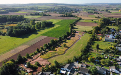 Rotbach wird in sein neues Bett geleitet