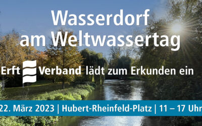 Impressionen vom Wasserdorf am Weltwassertag 2023 in Bergheim