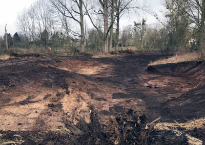 Gnadeltal Grobprofilierung Erste Stufe Erdbau