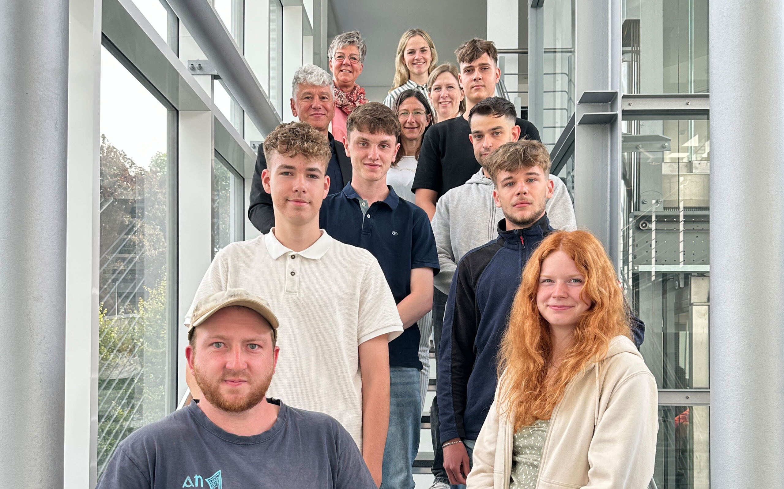 Sieben Azubis beginnen 2025 ihre Ausbildung beim Erftverband