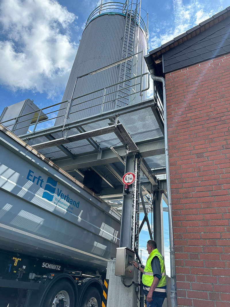 Kläranlage Frechen Klärschlammabfüllung