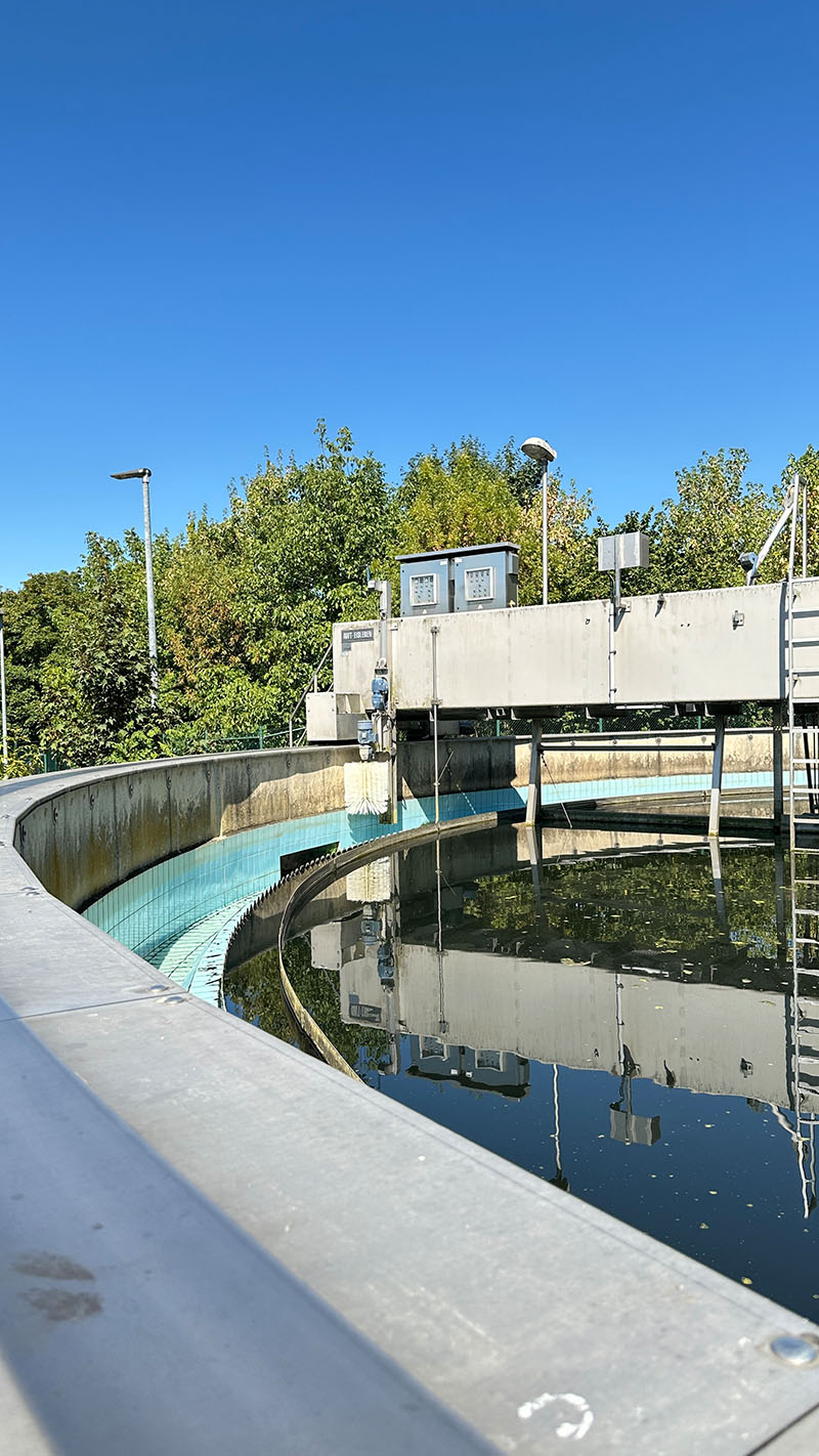 Kläranlage Glehn Nachklärbecken