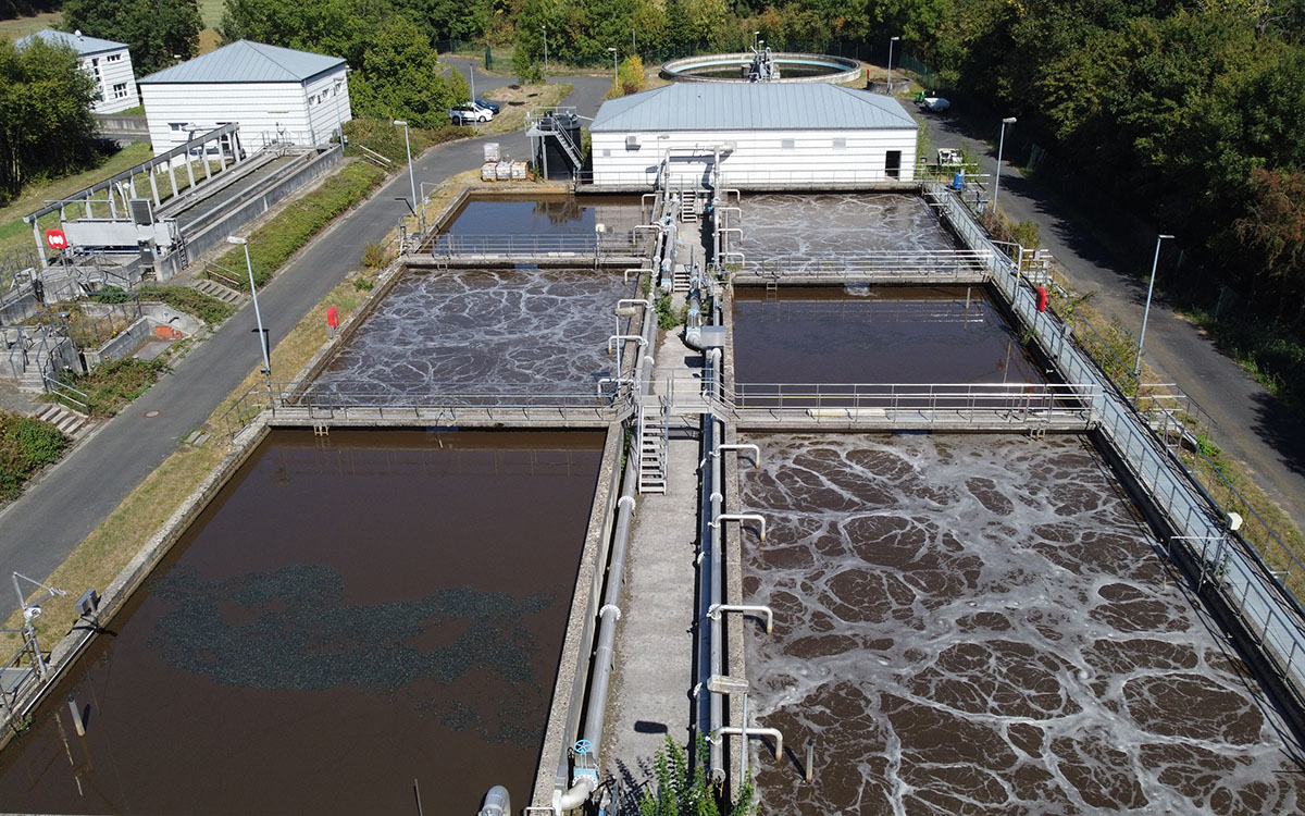 Kläranlage Glehn Belebungsbecken
