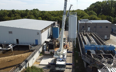 Baustellenfortschritt Gruppenklärwerk Kaarst-Nordkanal