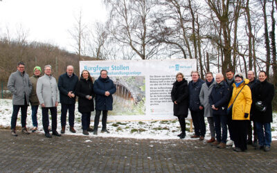 Belastetes Stollenwasser wird künftig gereinigt –Minister Krischer und Ministerin Neubaur besuchen Burgfeyer Stollen in Mechernich
