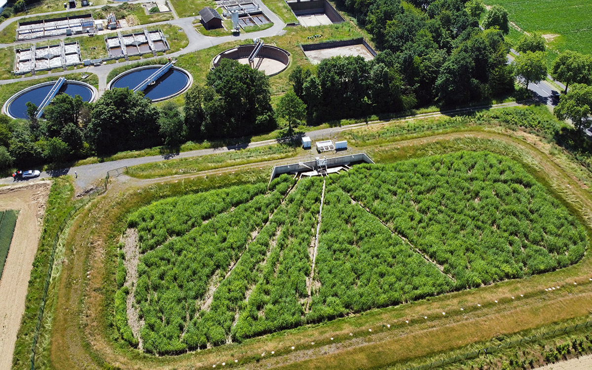 Retentionsbodenfilter Kläranlage Rheinbach