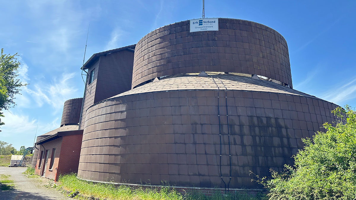 Kläranlage Kaster Faulturm