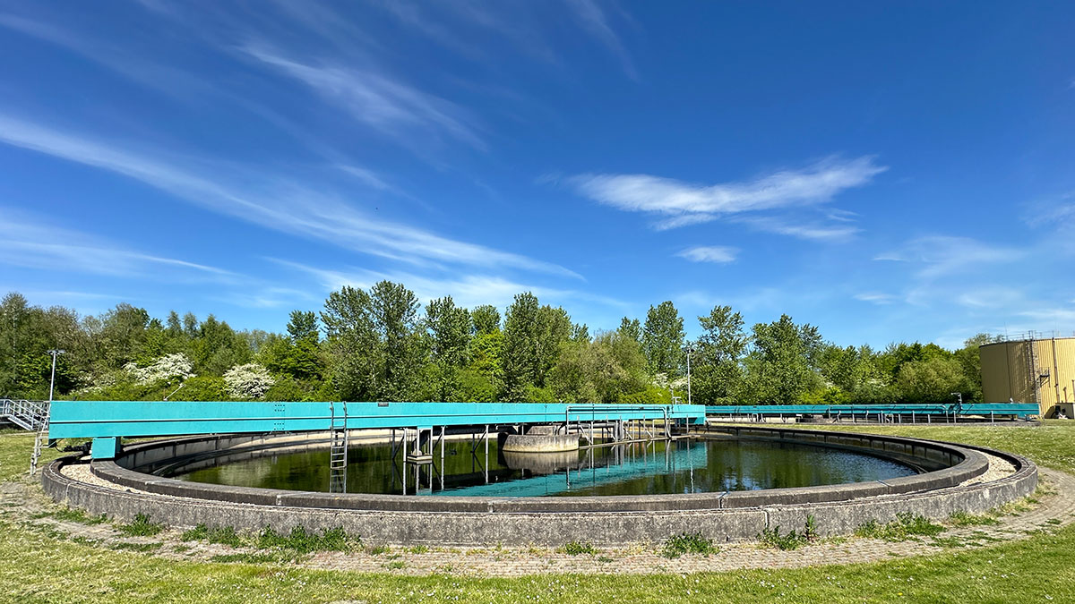 Kläranlage Kaster Nachklärbecken