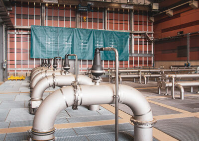 Blick in die Membranhalle